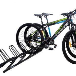 AL43 – Bicicletário de Chão para 05 bicicletas PRETO